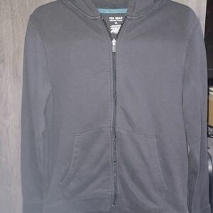 Tek Gear Boys Zip-Up Black Sweater